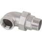 Raccord coude femelle/male 1/8", V4A, joint conique