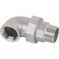 Raccord coude femelle/male 3/8", V4A, joint conique