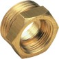 Raccord laiton Mamelon reduit male - femelle 1/2" -1/4"