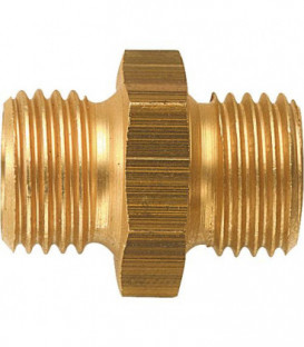 nipple double G 1/4" x G 3/8" rallong"