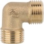 Coude laiton 90° male/male 1/2 x 1/2" PN10