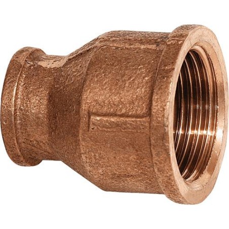 Raccord fileté en bronze manchon de réduction 1" x 3/4" type 3240