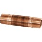 Raccord filete en bronze Nipple double filete type 3530 3/4" x 40 mm"