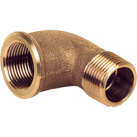 Raccord filete en bronze type 3092 3/4" femxmale coudé 90°