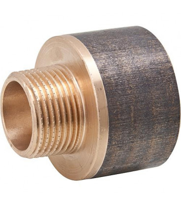 Raccord fileté bronze,réduction type 3242 1/2``x 3/8`` mâle/fem.