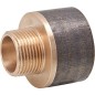 Raccord fileté bronze,réduction type 3242 1/2``x 3/8`` mâle/fem.