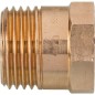 Raccord filete en laiton rouge Reduction, rond Type 3243, 1/2"fil male x 3/8"fil fem