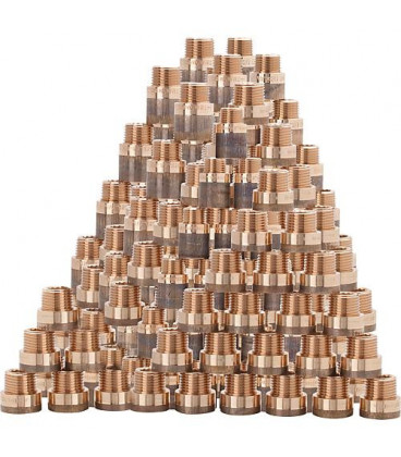 Kit de rallonges de robinetterie bronze 180 pieces