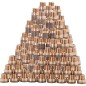 Kit de rallonges de robinetterie bronze 180 pieces