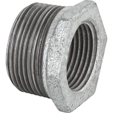 Raccord en fonte malleable galva Nr.241 nipple de reduction diam. 3/4" x 1/2"