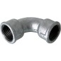 Raccord en fonte malleable galva Nr.2A coude court fem/fem diam. 1 1/4"