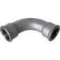 Raccord en fonte malleable galva Nr.2 coude long fem/fem diam. 1/2"