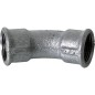 Raccord en fonte malleable galva Nr.41 coude long fem/fem 45° diam. 1 1/2"