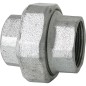 Raccord en fonte malleable galvanise no. 340, raccord a vis, joint conique, diam. 1"