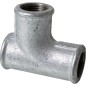 Raccord en fonte malleable galva Nr.131 coude en T diam. 1/2"