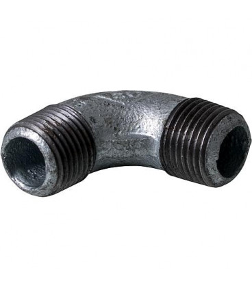 Raccord en fonte malleable galva Nr.94 Coude male/male 90° diam. 2"