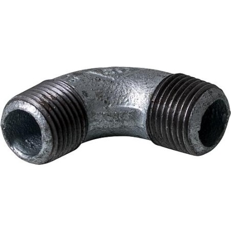 Raccord en fonte malleable galva Nr.94 Coude male/male 90° diam. 2"