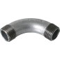 Raccord en fonte malleable galva Nr.3 coude long male/male diam. 1 1/2"