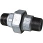 Raccord en fonte malleable galvanise no. 344, raccord a vis, joint conique, diam. 3/8"