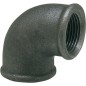 Raccord en fonte malleable, noir coude 90°, 2" (fem/fem) Type 90