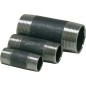 double nipple filete, noir 3/4" x 60 mm (male/male) DIN 2982