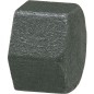 Raccord en fonte malleable, noir Bouchon 3/4" Type 300, polygonal