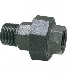 Raccord en fonte malleable, noir Raccord a vis 11/4" (fem/male) Type 341, joint conique