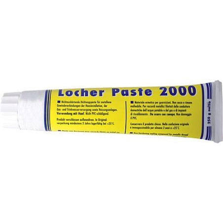 Pate 2000 speciale trous tube 250 g Pate d etancheite eau/gaz DVGW a utiliser avec du chanvre