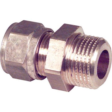 Raccord de compression laiton raccord a visser cylindrique 16mmx 3/4" Male