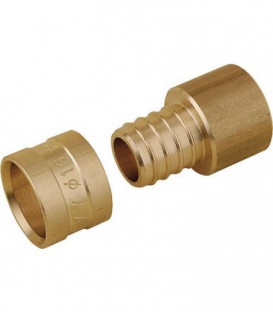 Raccord pour tubes P.E.R. Union a glissement P.E.R. - Cuivre DN 20 - CU 18