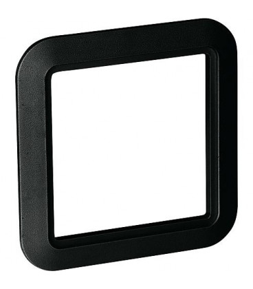 Cadre décoratif pour prise d´aspiration Euro-Top,noir graphite-RAL9011