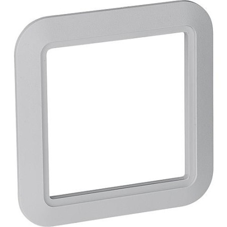 Cadre décoratif pour prise d´aspiration Euro-Top,alu.blanc revêtu -RAL9006