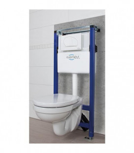 Element WC Evenes Plus 1150mm réservoir encastré 189 inclus, Actionnement par l avant