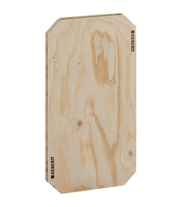 plaque de montage Gis Geberit en bois, universel, 310 x 580 x 30mm