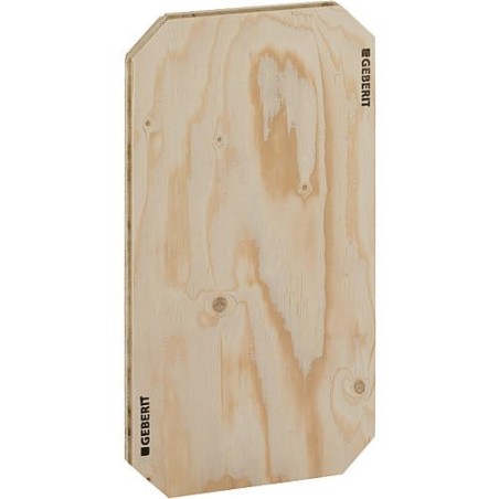 plaque de montage Gis Geberit en bois, universel, 310 x 580 x 30mm