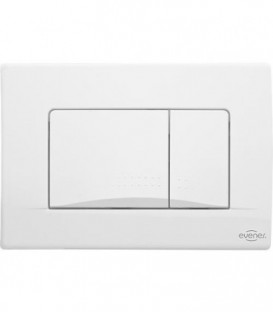 Plaque de commande Ecko Evenes - pour WC 189 blanche