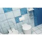 Plaque de commande Ecko Evenes - pour WC 189 blanche