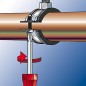 Collier d'attache pour tuyaux FRS Plus 80-86 Plage de serrage 80 - 86 mm