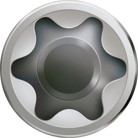 Vis tete cylindrique SPAX® inox A4 filetage de fixation T-STAR Plus Diam 6 x 80 mm, 100 pcs
