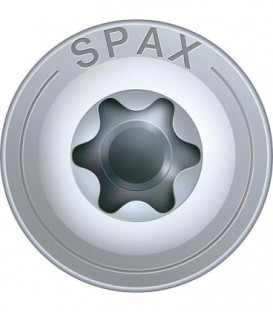 Vis tete plate SPAX® WIROX® filetage plein T - STAR Plus diam. 8,0 x 80 mm, UE 50 pcs