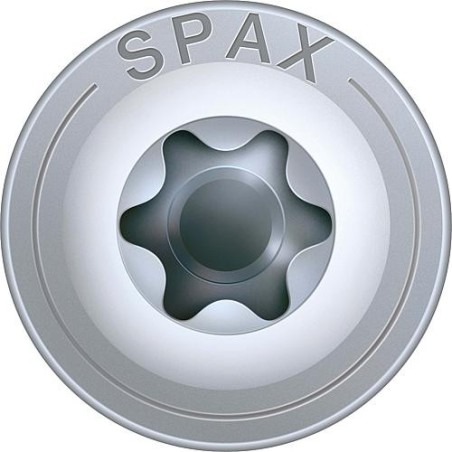 Vis tete plate SPAX® WIROX® filetage plein T - STAR Plus diam. 8,0 x 120 mm, UE 50 pcs