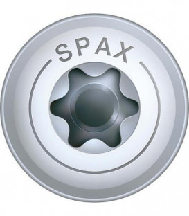 Vis tete plate SPAX® WIROX® filetage partiel T - STAR Plus diam. 6,0 x 140 mm, UE 100 pcs