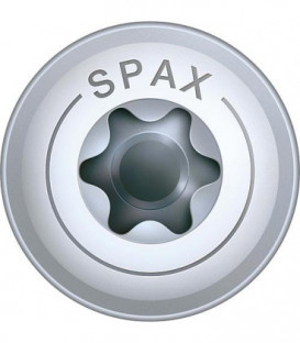 Vis tete plate SPAX® WIROX® filetage plein T - STAR Plus diam. 6,0 x 60 mm, UE 200 pcs