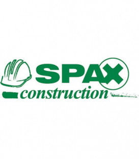 Vis tete plate SPAX® inox A2 filetage partiel T - STAR Plus Diam 8,0 x 140 mm, 50 pcs