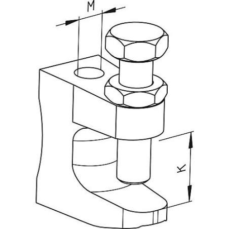 Pince de fixation M 10