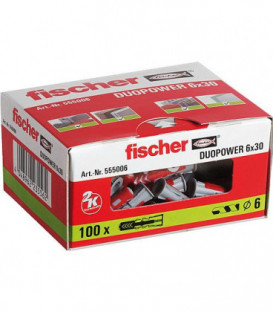 Chevilles Fischer Duopower 8x40 paquets de 100 pcs