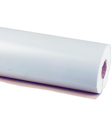Tube isolant avec mousse polyurethane mi-dure (100%) 15mm x 1000 Epaisseur 20 mm