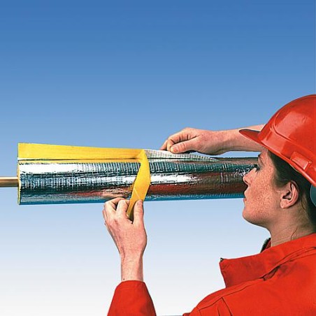 EnEV-Coque de tube-Alu diam. 108 mm / 111 mm 1 m / carton
