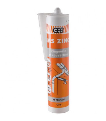 Mastic-colle MS pour zinguerie cartouche 290 ml