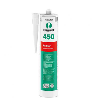 Silicone sanitaire joints 450 transparent - étanchéification haute gamme - 310ml